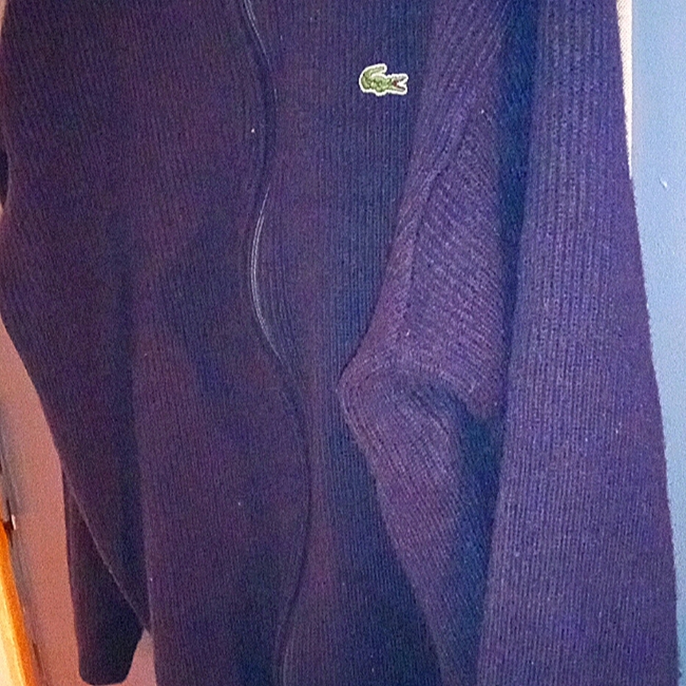 Lacoste 2 way zippered jacket